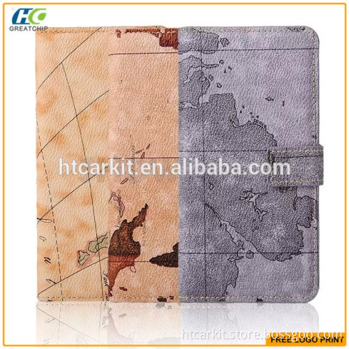 World Map Pattern Wallet Leather Case for Samsung Galaxy Note5